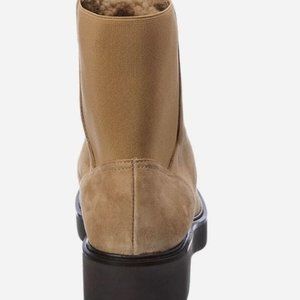 Stuart Weitzman Henley Chill Suede & Shearling Bootie